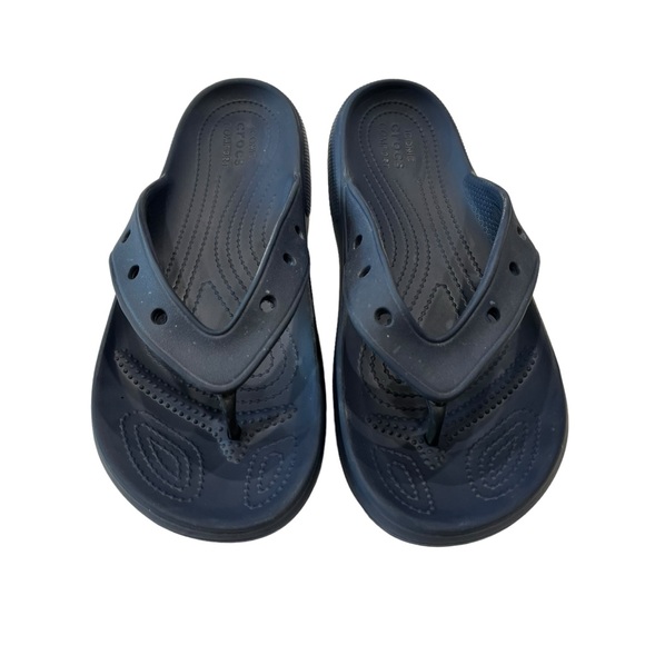 ❣️SALE❣️ Crocs Iconic Slip On Sandals Flip Flops Shoes Comfort Women Size 12 - Picture 4 of 8